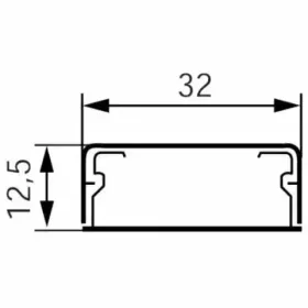 Размеры 32х12,5