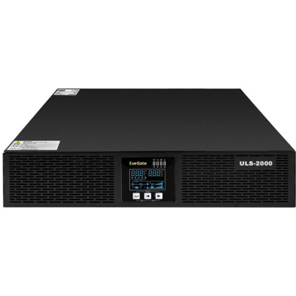 Источник бесперебойного питания Exegate PowerExpert ULS-2000.LCD.AVR.C13.USB.RS232.SNMP.2U