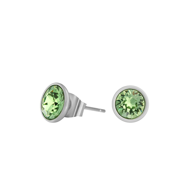 Серьги-пусеты Fiore Luna Peridot SWE298 PE S