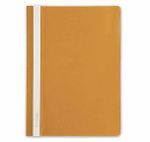 Папка скоросшиватель inФОРМАТ А4 оранж. пластик 180 мкм карман д/маркир.этикет.