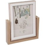 Фоторамка 13*18см вращающаяся с зеркалом, бежевая