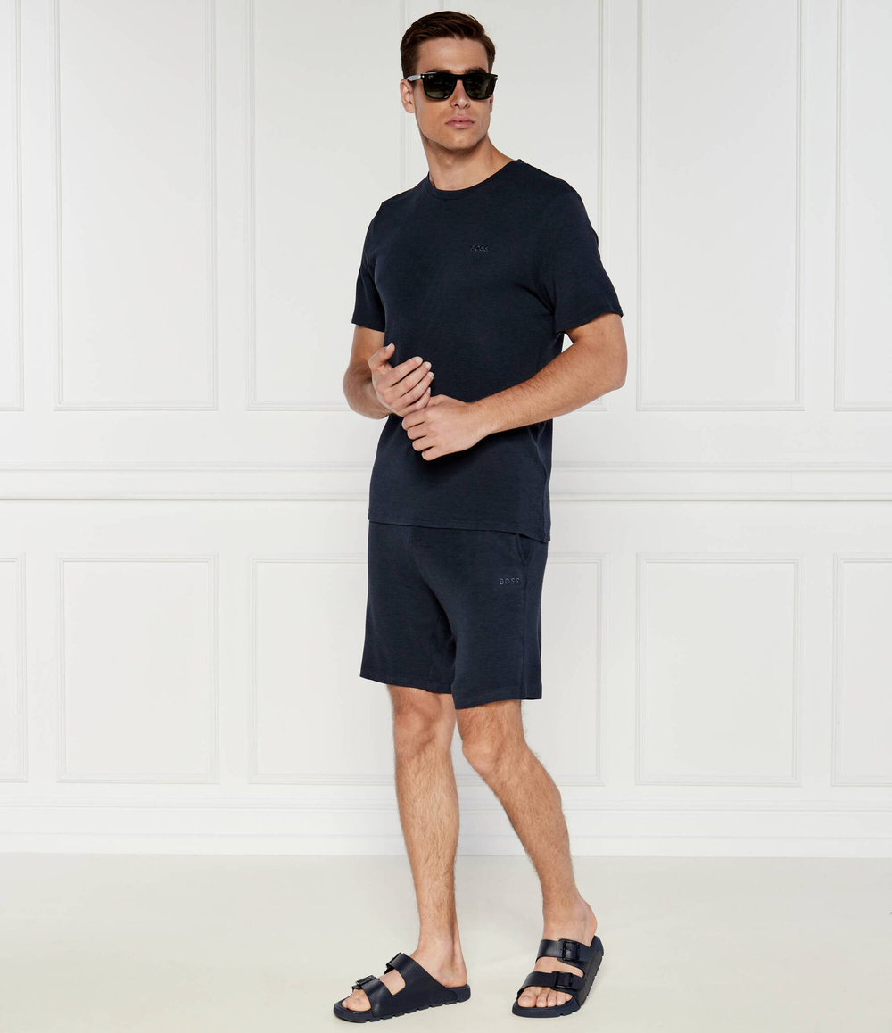 Футболка Rib BOSS BLACK - темно-синий(50509328)