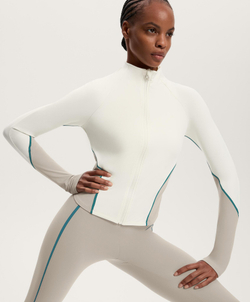 Oysho Легкая теплая куртка, светло-бежевый