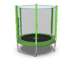 Батут DFC Trampoline Fitness с сеткой 6ft Светло-зелёный
