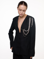 Брошь "Valencia massive pink"