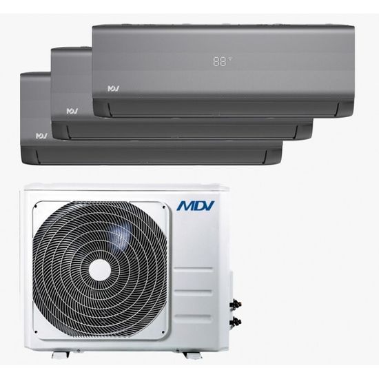 Мульти сплит-система MDV на 3 комнаты (20+20+20 кв.м.) LOFT
