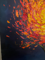 Картина маслом на холсте "Древо" 25х35 см. Деревянный подрамник. Художник Наталия Осадчук