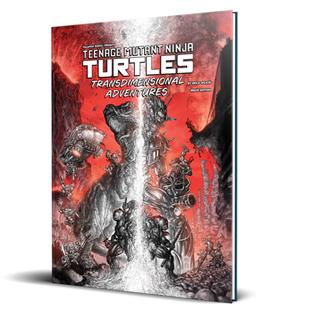 [Предзаказ] Teenage Mutant Ninja Turtles RPG Transdimensional Adventures Black White &amp; Red Edition