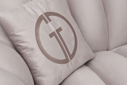 Диван двухместный 72x95x182см Garda Decor Fabio велюровый бежевый