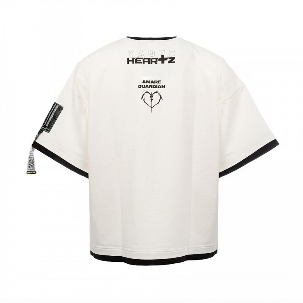 Футболка Heartz «Rays» Layered Kimono Milk