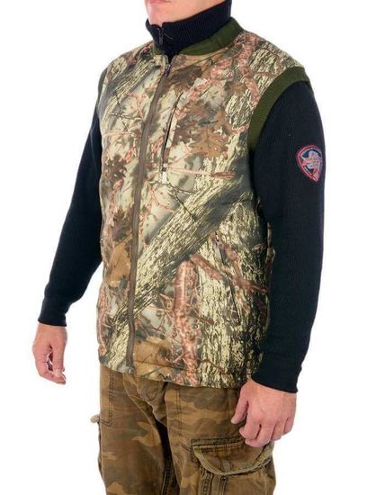 Охотничий жилет с подогревом RedLaika RL-H-03 (Серый каштан) (С греющим комплектом 6-22 часа 4400 мАч)