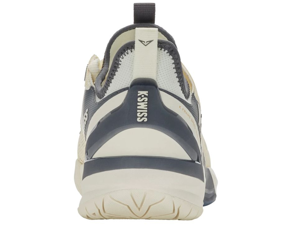 Мужские теннисные кроссовки K-Swiss K-Frame Speed Rublo Clay - egret/turbulence