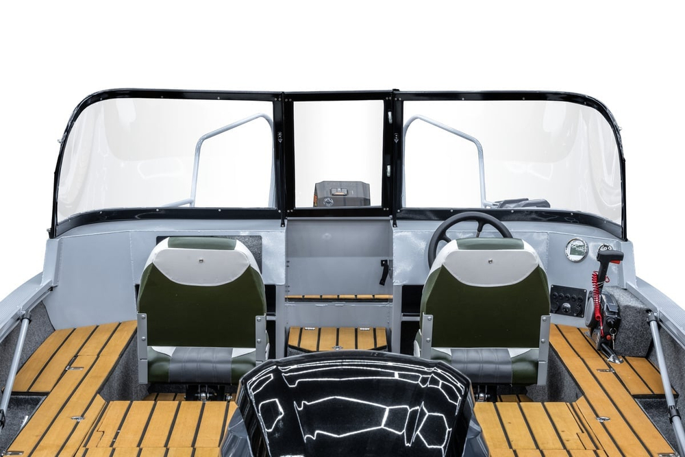 Комплект Алюминиевая лодка (катер) Mikatsu (Микатсу) 570 (Z43) Standard + мотор Mikatsu MF115FEL-T EFI