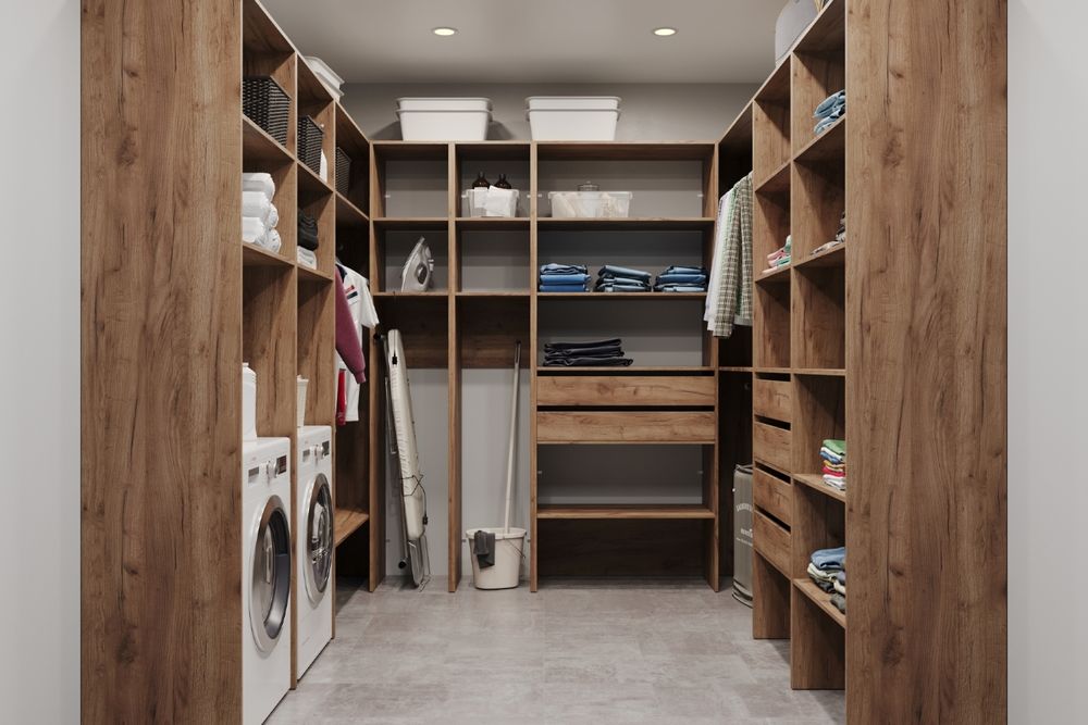 Гардеробная система "Гарди" Г247 Табачный дуб