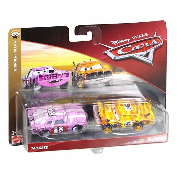 Автомобиль Disney Cars Character Tailgate &amp; Pushover Toy Vehicle цветной