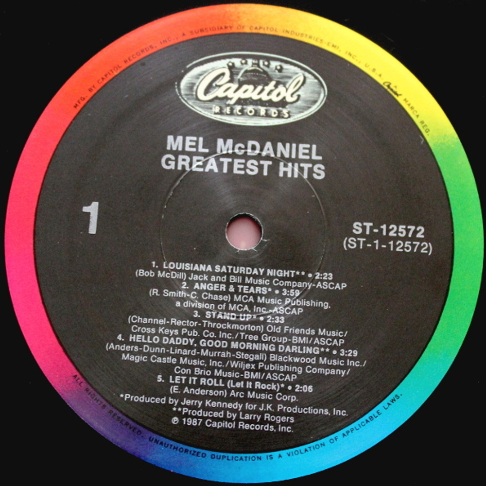 Mel McDaniel / Greatest Hits (LP)