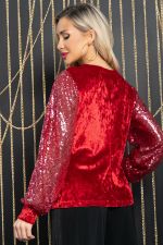 Блуза Жизель (красная) Б11859 LT Collection