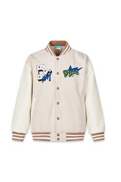 [FROM MOSCOW] Бомбер DONSMOKE "Retro Church Logo" Varsity Jacket