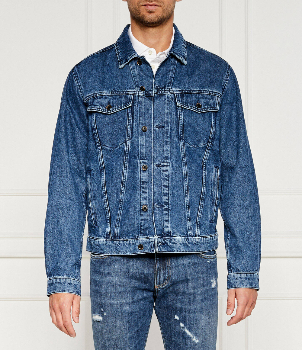 Джинсовая куртка BOSS BLACK - голубой(50520588)