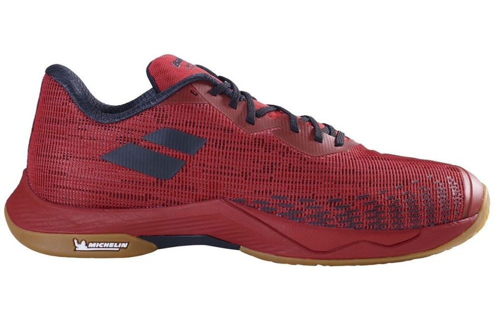 Мужские кроссовки для бадминтона/сквоша Babolat Shadow Spirit 2 - black/poppy red