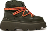 Полусапоги INUIKII 75202-120 Green ENDURANCE PUFFER в цвете хаки