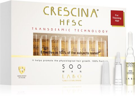 Crescina Transdermic 500 Re-Growth - поддержка роста волос у мужчин /   20x3,5  ml  / GTIN 8051417811613