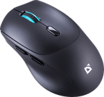 Беспроводная Мышь Defender Effect X MS-095	Разрешение 800/1200/1600 DPI, 5 + колесо-кнопка, Черная