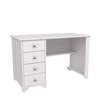 Стол письменный с ящиками «Бейли» белый воск