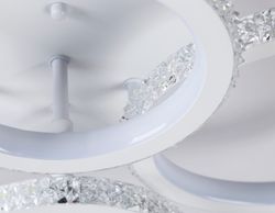 Ambrella Потолочный светодиодный светильник с RGB подсветкой и пультом Original FA9524