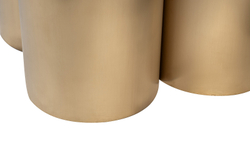 Стол журнальный 60х45см Garda Decor белый керамогранит