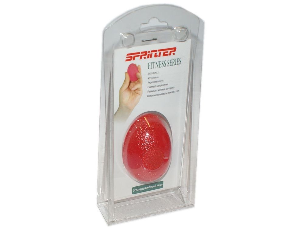 Эспандер кистевой яйцо SPRINTER :8211:  (Красный)