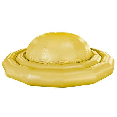 Надувное оборудование «Надувной живот» 3*3*1,2 м, жёлтый