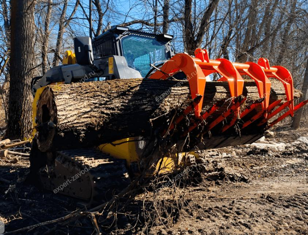 Захват вилочный на Телескопический мини-погрузчик Manitou