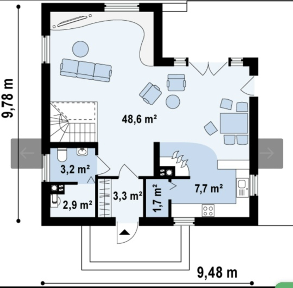 Проект Дом Уют 130 кв. м К-85