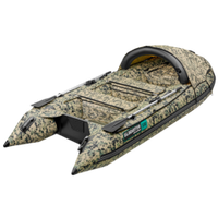 Лодка ПВХ Gladiator Active C370AL Camo с алюминиевым полом -
