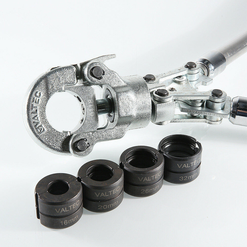 Пресс-клещи с комплектом насадок 16-32 мм, TH Valtec Vtm.293.0.160032