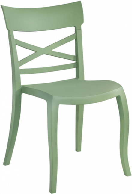 Стул пластиковый Papatya XSera-S, зеленый