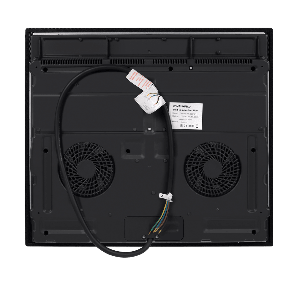 Индукционная варочная панель с двумя Flex Zone и Booster MAUNFELD EVI.594.FL2(S)-GR