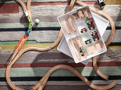 IKEA LILLABO  (ИКЕА ЛИЛЛАБО)  -  Железная дорога, 50 шт.