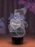 Ночник "Мишка с именем Анисия"