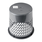 Корзина для бумаг STAFF "Basic" сетчатая, 10 л, серая