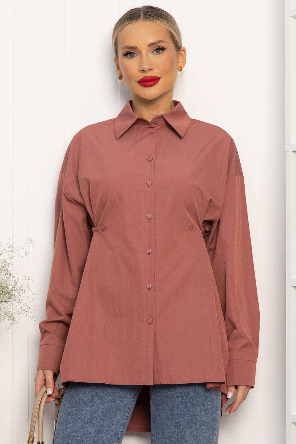 Рубашка Антария (терракот) Б14188-5М LT Collection