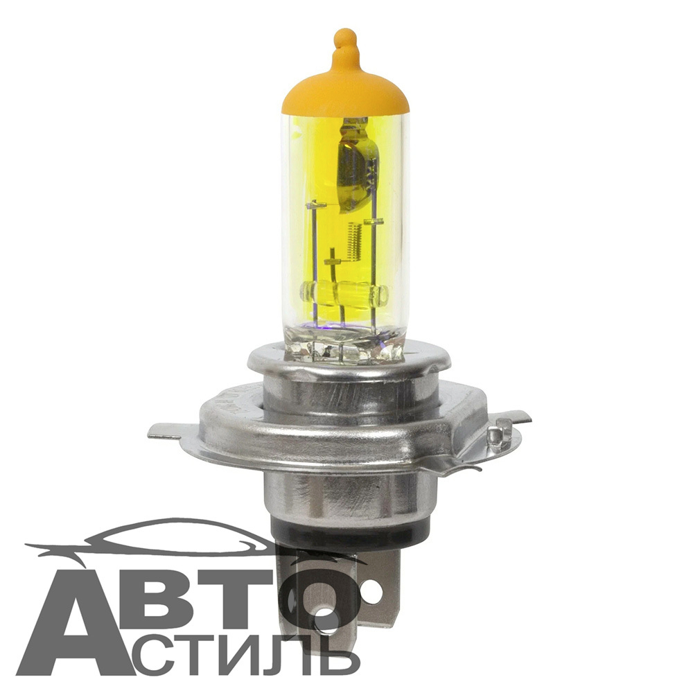Автолампа H4 12V 60/55W P43t Маяк    + 60%  Active Gold  72420AG+60 (к-т)