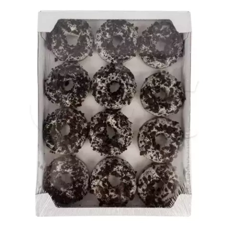 Донат Stokson "Triple Choc" шоколадный 69г/12шт (Польша)