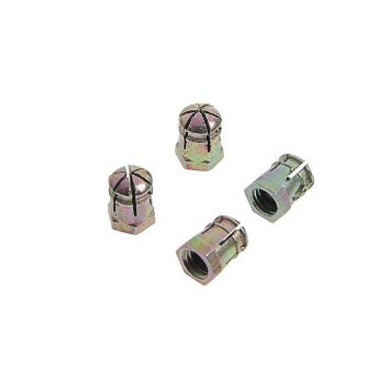 Дюбель мебельный Element, М6 мм, металлический, на блистере 4 шт.   2332971