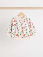 Свитшот и легинсы в комплекте для малышей Next B07-350, Кремовый