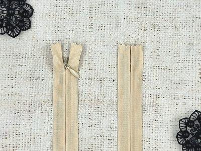 Молния потайная, L 50 см, бежевый