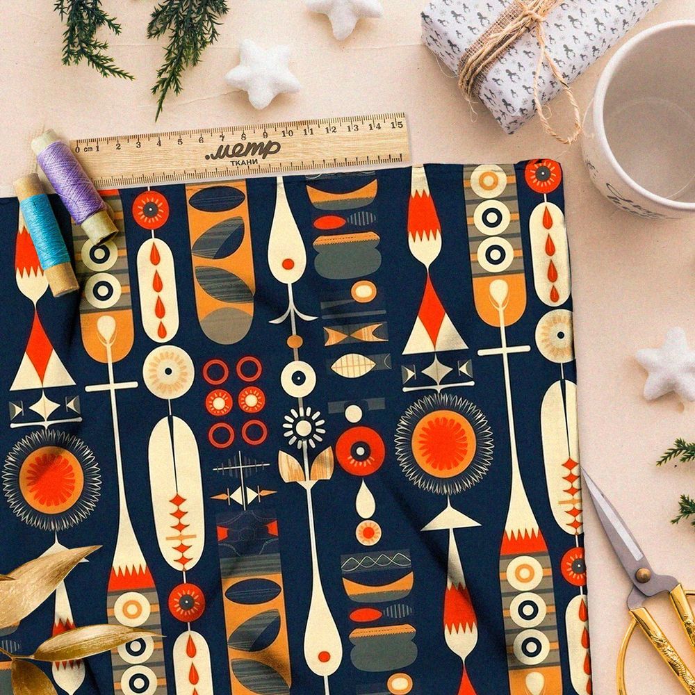Ткань премиум дюспо этнический экспресс