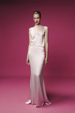 Топ из шелка с глубоким вырезом