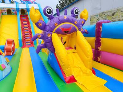 Коммерческий надувной батут «На морском дне 2», 20*10*8,5 м.